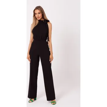 Dámský kostýmek Elegantní overal MOE M746 černý EU velikost: M