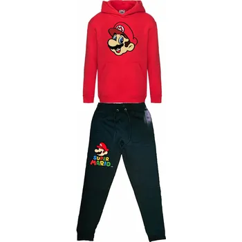 Tepláková souprava Super Mario Barva: Červená, Velikost: XXL