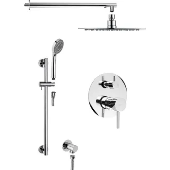 Vodovodní baterie SAPHO RHAPSODY podomítkový sprchový set s pákovou baterií, 2 výstupy, posuvný držák sprchy, chrom