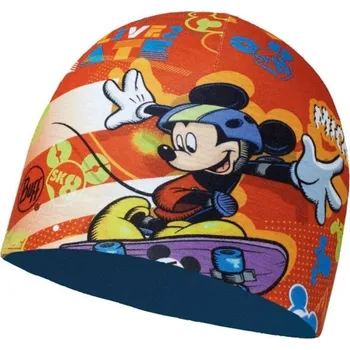 Cyklistické kalhoty Dětská čepice Buff Micro Polar Mickey Jr Sk8 Red