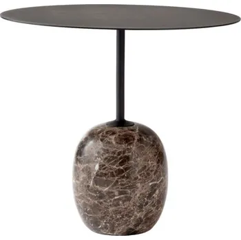 Konferenční stolek &Tradition Konferenční stolek Lato LN9, warm black/emparador marble
