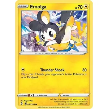 Sběratelská karetní hra Pokémon karta Emolga 057/203
