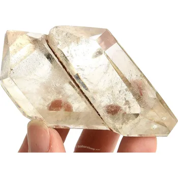 Přírodní kámen Záhněda broušené spojené špice 109g