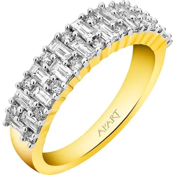 Prsten Zlatý prsten s diamanty - 0,99 ct - ryzost 585 - 220.460