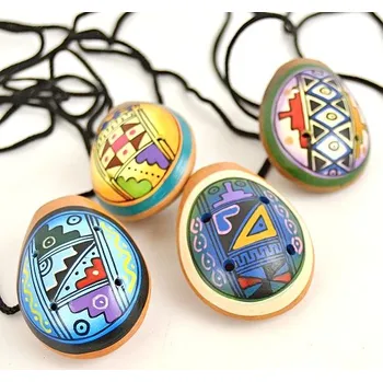 Hudební nástroj pro děti Okarina malá Peru - náhrdelník