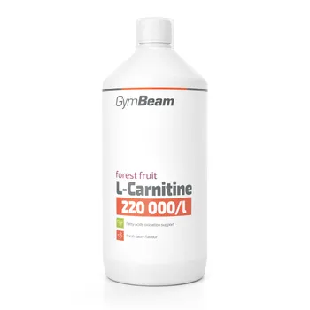 Spalovač tuku GymBeam L-Karnitin 220 000 mg/l 1 l lesní ovoce