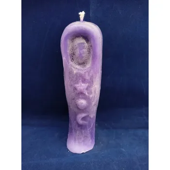 Svíčka Svíčka figurální Mumie fialová