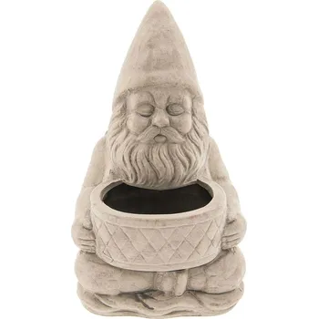 Clayre & Eef, Holandsko Clayre & Eef - Terakotový květináč "GNOME" - 13*11*23 cm