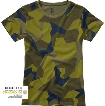 Pánské tričko Triko Brandit Ladies T-Shirt Swedish Camo - 5XL