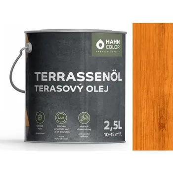 Olej na dřevo Hahn Color TERASOVÝ OLEJ TO-04 Modřín - Lärche Velikost balení: 0,75L