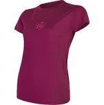 SENSOR MERINO ACTIVE ORCHID dámské triko kr.rukáv lilla velikost M