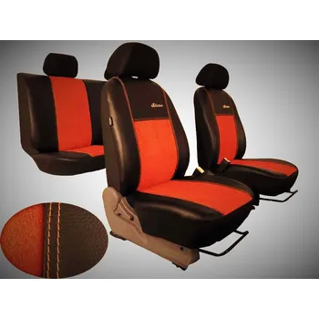 Autopotah Autopotahy Volkswagen VW T4, 3 místa, EXCLUSIVE kožené s alcantarou, cihlové