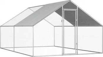 Agrofortel Venkovní klec s plachtou sedlová střecha
