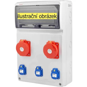 modulární přístroj a rozvaděč v468 - ZSF30002000.V /3952 Zásuvková skříň IP44 pouze vydrátovaná