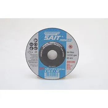 Brusný kotouč SAIT Brusnořezný kotouč 125x4,0x22,23 DT Z30R PREMIUM vypouklý