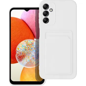 Náhradní kryt pro mobilní telefon Kryt Card Case Samsung Galaxy A14 5G / A14 4G bílé