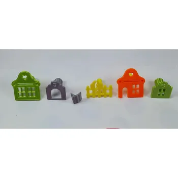 kreativní sada Sada razidel SELSKÉ DOMEČKY 956 ( 6 kusů v sadě )