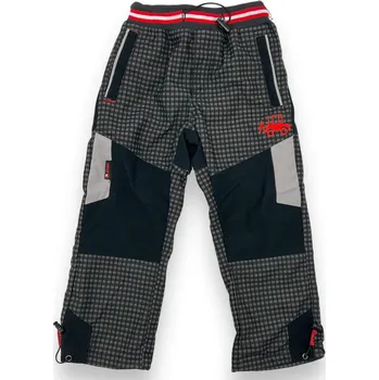 Chlapecké kalhoty Grace Chlapecké outdoorové kalhoty s gumou v pase a bez manžety šedé 01 Barva: Šedá, Velikost: 110