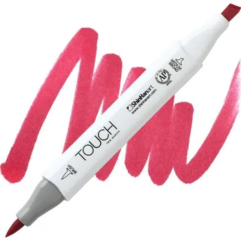 Lihová fixa TOUCH oboustranná Brush & Chisel, R15 Geranium