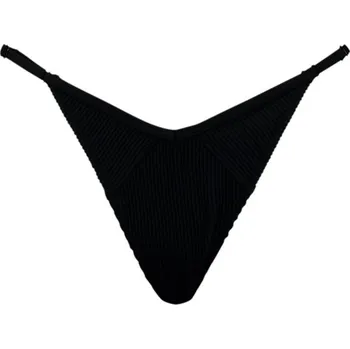 Dámské plavky Dámské plavky PUMA SWIM WOMEN RIBBED TANGA 1P 938068-01 BLACK S