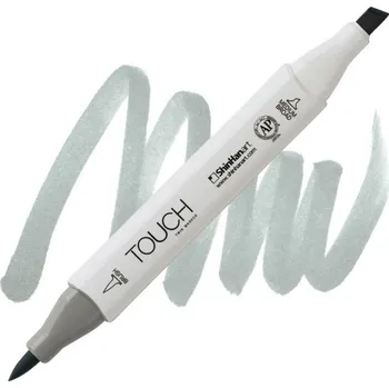 Lihová fixa TOUCH oboustranná Brush & Chisel, GG3 Green grey
