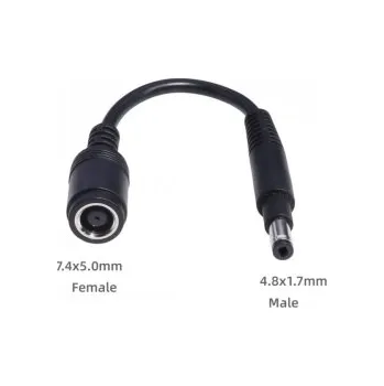 Adaptér k napájení pro HP 4.8x1.7mm long na 7.4x5.0mm