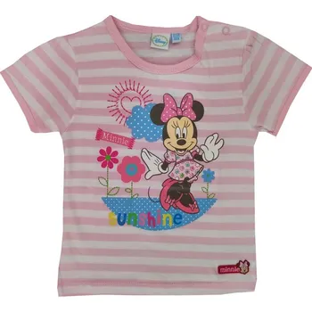 Kojenecké triko Setino Minnie JTYJ1743 - světle růžová Barva: Světle růžová, Velikost: 80