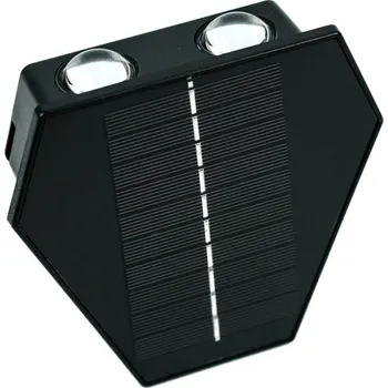 Venkovní osvětlení Venkovní solární nástěnné LED osvětlení IMMAX WALL-2 se světelným čidlem, 2W