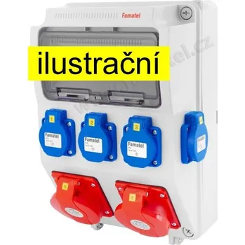 modulární přístroj a rozvaděč v1119-6kA - ZSF40200000.0 /3958 Zásuvková skříň IP44 jištěná bez chrániče