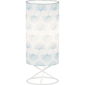 Lampička Stolní lampa, kov / bílé textilní stínítko, AVAM