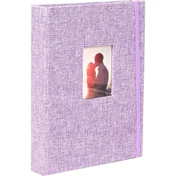 Fotoalbum AnalogStore Instax Mini Album Hard Line Canvas Purple
