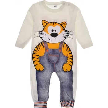 Kojenecký overall Dětský overal krém Tygřík 74