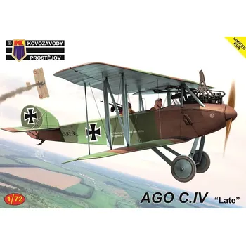 Plastikový model 1/72 AGO C.IV 'Late' (2x camo)
