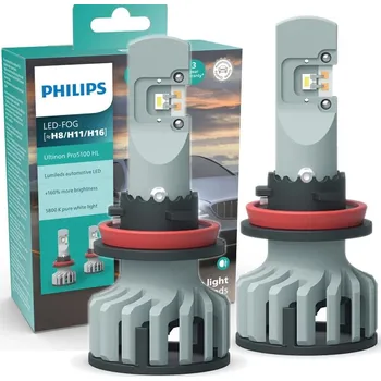 Autožárovka Philips Led H8,H11,H16 11366U51X2 PGJ19-1-2-3 12V