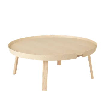 Konferenční stolek Kulatý stolek Muuto COFFEE TABLE - zvolte provedení Volba rozměru: Extra velký (95 x 36 cm), Volba barvy: Ash