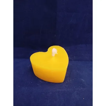 Svíčka Svíčka srdce žluté