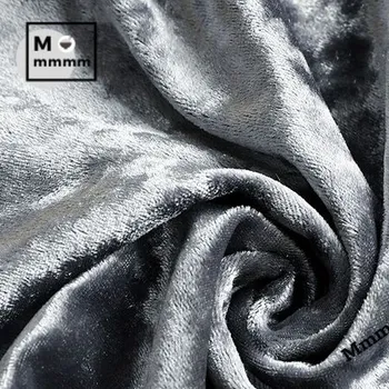 Napínací potah Sametový elastický potah na pohovku či křeslo Barva: Šedo-stříbrná, Velikost: 1 místná 90 x 140 cm