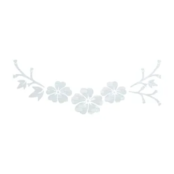 Samolepící dekorace SAMOLEPKA Květina dekor 044 pravá (51 - 3D karbon bílý) NA AUTO, NÁLEPKA, FÓLIE, POLEP, TUNING, VLASTNÍ TEXT, TISK, AUTOSAMOLEPKY.cz, POLEPY, OBRÁZEK, LOGO, SAMOLEPKY