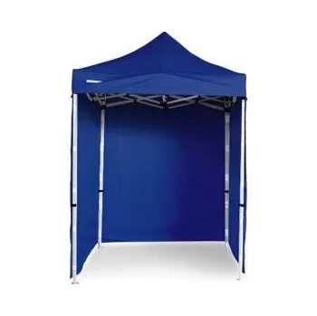 Zahradní stan Nůžkový Párty stan 2x2m Ocelový Standard - 4ks plné bočnice barva Modrá