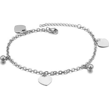 Řetízek Řetízek na nohu ocelové srdce