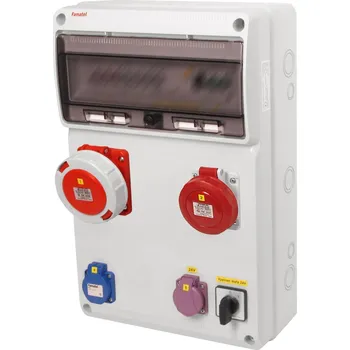 modulární přístroj a rozvaděč v2010 - ZSFT11100010.1 /3952 Zásuvková skříň IP54 jištěná s chráničem 63/4/003