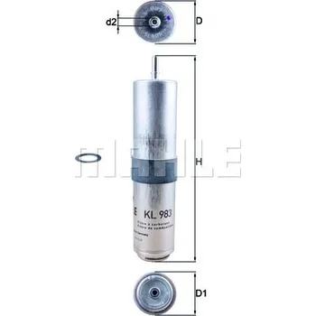 Palivový filtr KNECHT Palivový filtr KL983D