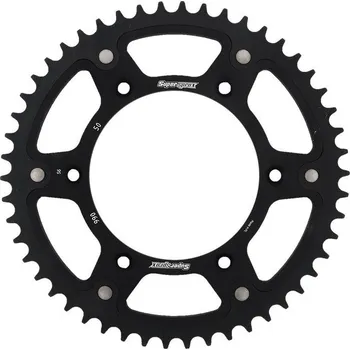 Řetězová sada pro motocykl Rozeta SUPERSPROX STEALTH RST-990:50-BLK černý 50 zubů, 520