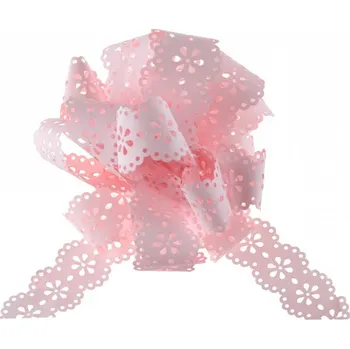 Party dekorace Santex Dekorační mašle - jednobarevné 5 ks Barva: Růžová