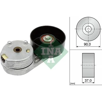 Napínák, žebrovaný klínový řemen INA 534 0681 10