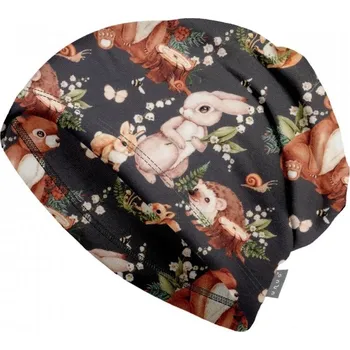 Čepice UNUO Dětská fleecová čepice Homeless, zajíček