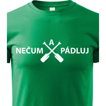Chlapecké tričko Dětské tričko Nečum a pádluj!, Barva Zelená, Velikost 158 cm/12 roků, Canvas Dětské tričko Bezvatriko.cz 1953