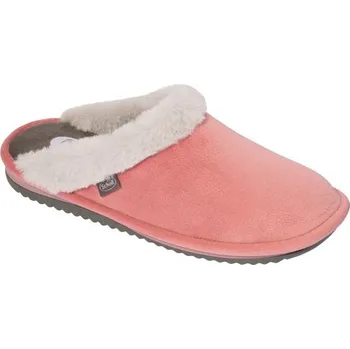 Dámská zdravotní obuv Scholl BRIENNE FLUFFY růžová - domácí zdravotní obuv