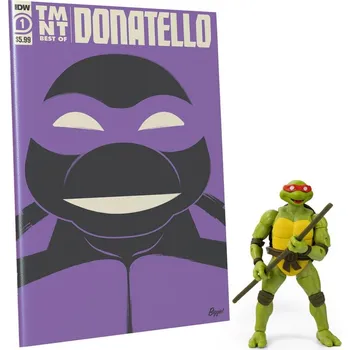 Figurka Želvy Ninja - sběratelská figurka Comic Book Donatello (Exclusive) 13 cm