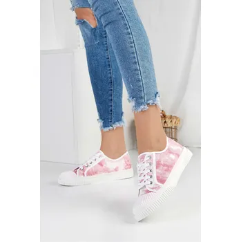 Dámské tenisky DoAndBe Růžové plátěnky PC21PI Velikost: 37